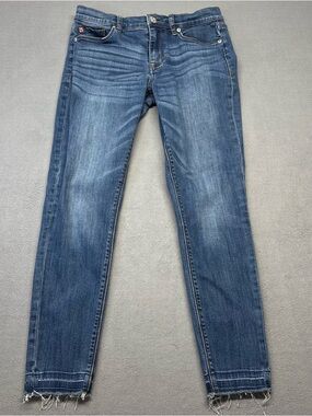 Hudson Women's Size 29 Krista Super Skinny Crop / Capri Low Rise Jeans Stretch